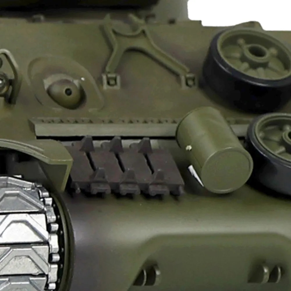 

Распродажа в США Henglong 1/16 FPV 7,0 M4A3 Sherman RTR RC Tank 3898 360 ° Редуктор барабана револьвера