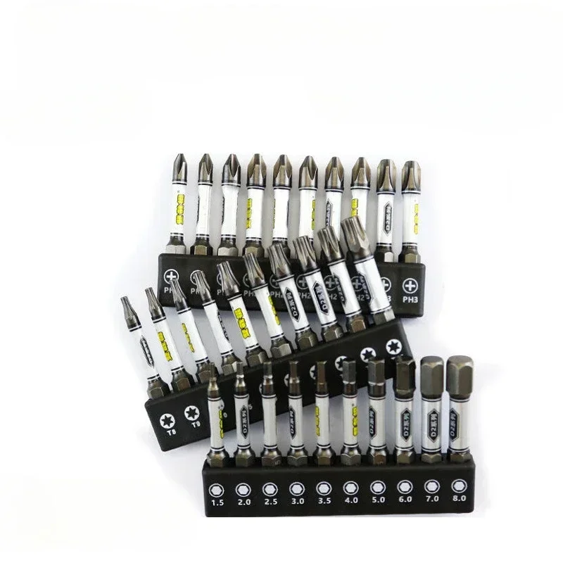 Upgrade 1/4 Screwdriver Bit Set Impact Drill Batch Head Torx Hexagonal Cross Head Magnetic Tamper Proof Screwdriver Bits