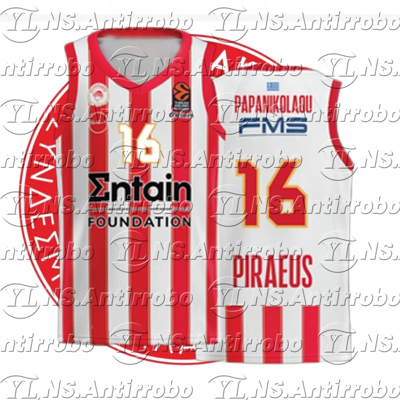 

25-26 New Arrivals Greece Basketball Jerseys Olympiacos Athens Basketball Jerseys Boy/Men Basketball Special Jerseys Sports Kits