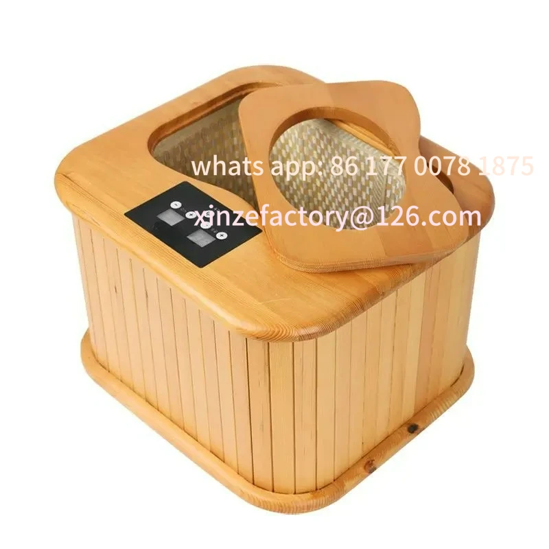 Customizable Health Foot Bath Bucket Far Infrared Spectrum Foot Sweat Sauna Without Water for Blood Circulation Muscle Relaxing