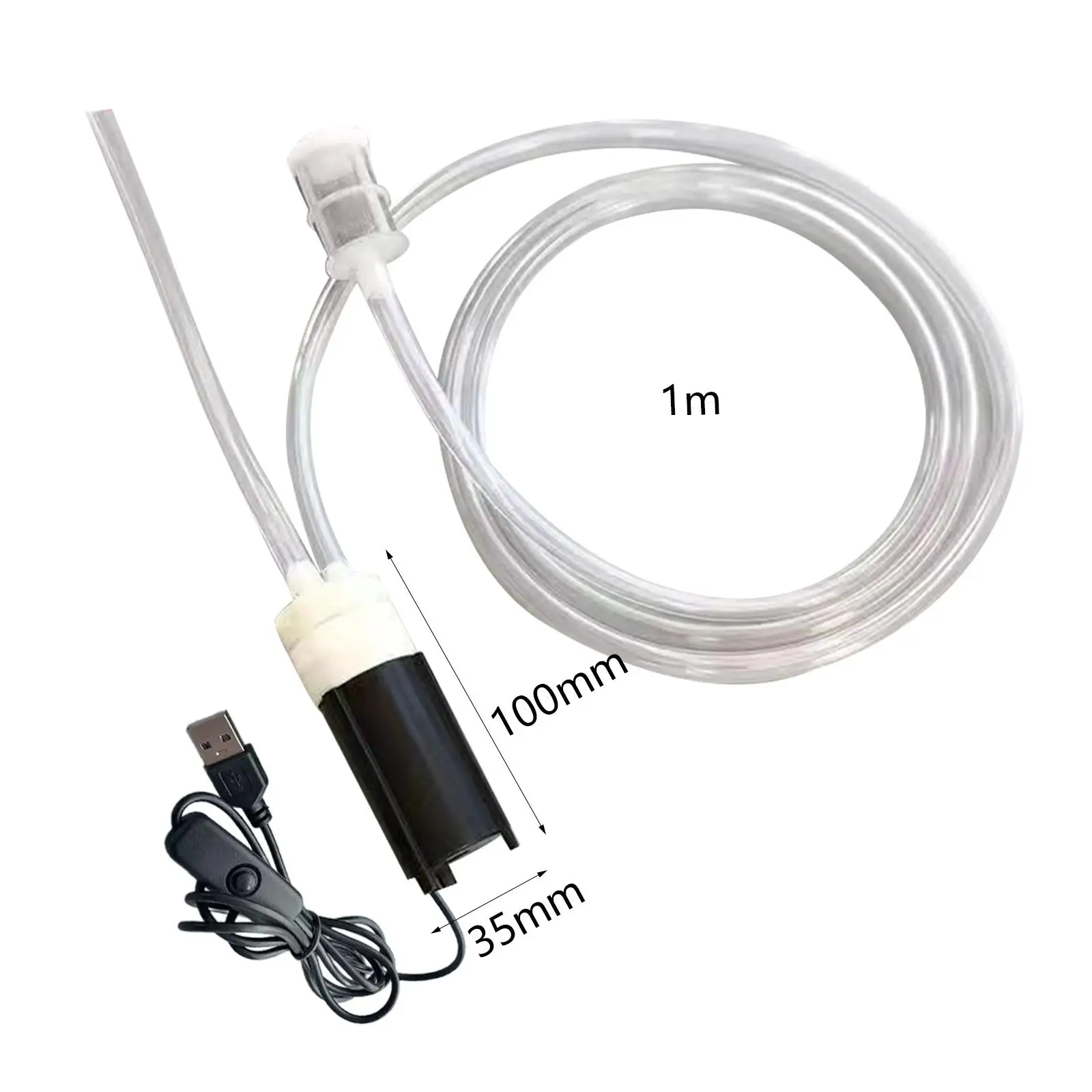 USB Electric Wines Pump Syphon Pump Tube Hose Beer Siphon Filter Wines Siphon Tube Transfer Pump Household Brewing Equipment images - 6