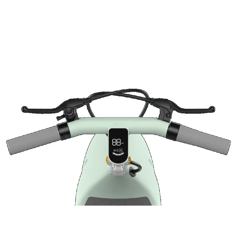 Scooter elétrico verde, assento dobrável, alcance de 35 milhas, velocidade máxima, pneus de 8 e 10 polegadas, carga máxima de 120 kg