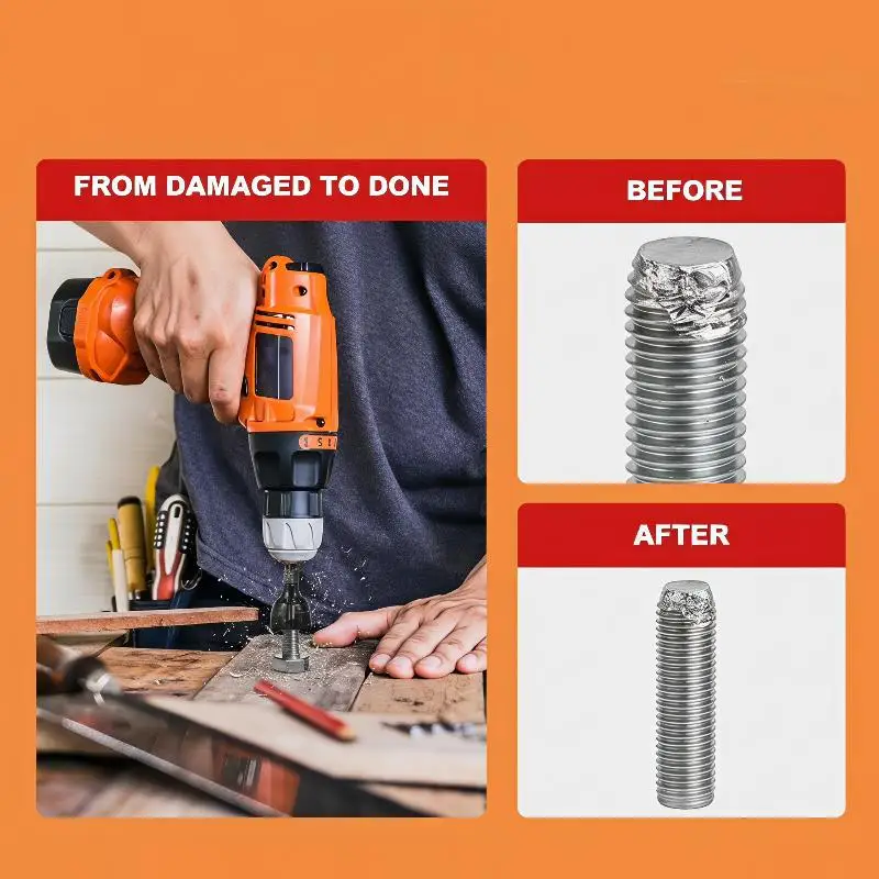 Trimming Drill Deburring Chamfering Tools High Hardness for Screws Bolts Metal Wood DIY Craft Making Hobbyist Workshop Use