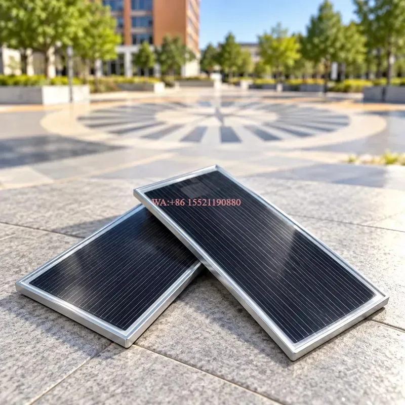 wmwmnu Factory Direct Wholesale Customizable Solar Power Generating Floor Tiles Energy Saving Outdoor Photovoltaic Flooring