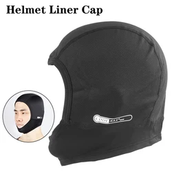 Breathable And Sweat Wicking Elasticity Soft Sports Headgear Quickly Drying Out Visor Sunscreen Motorcycle Helmet Inner Cap