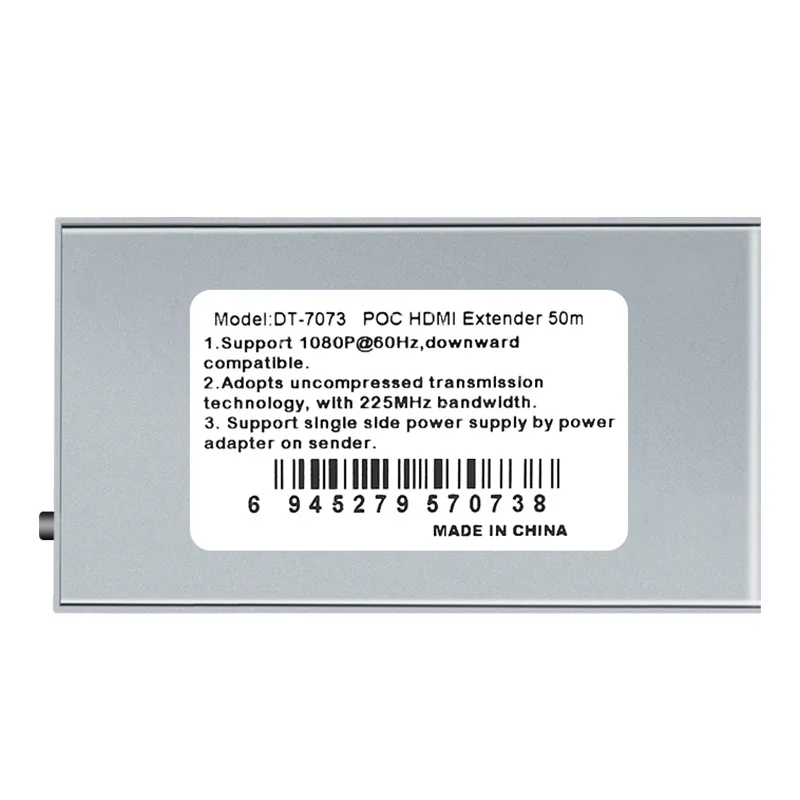 DTECH POC HDMI Extender 50M 1080P 60Hz Transmission Via Cat5e/6e Cable Audio Video Extender