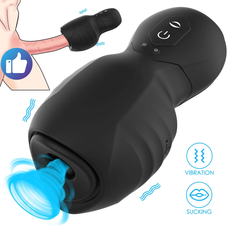 USB Charging Dragon Suction Airplane Cup Exerciser Training Male Masturbator Sucking Vibration Full Waterproof Erotic Supplies