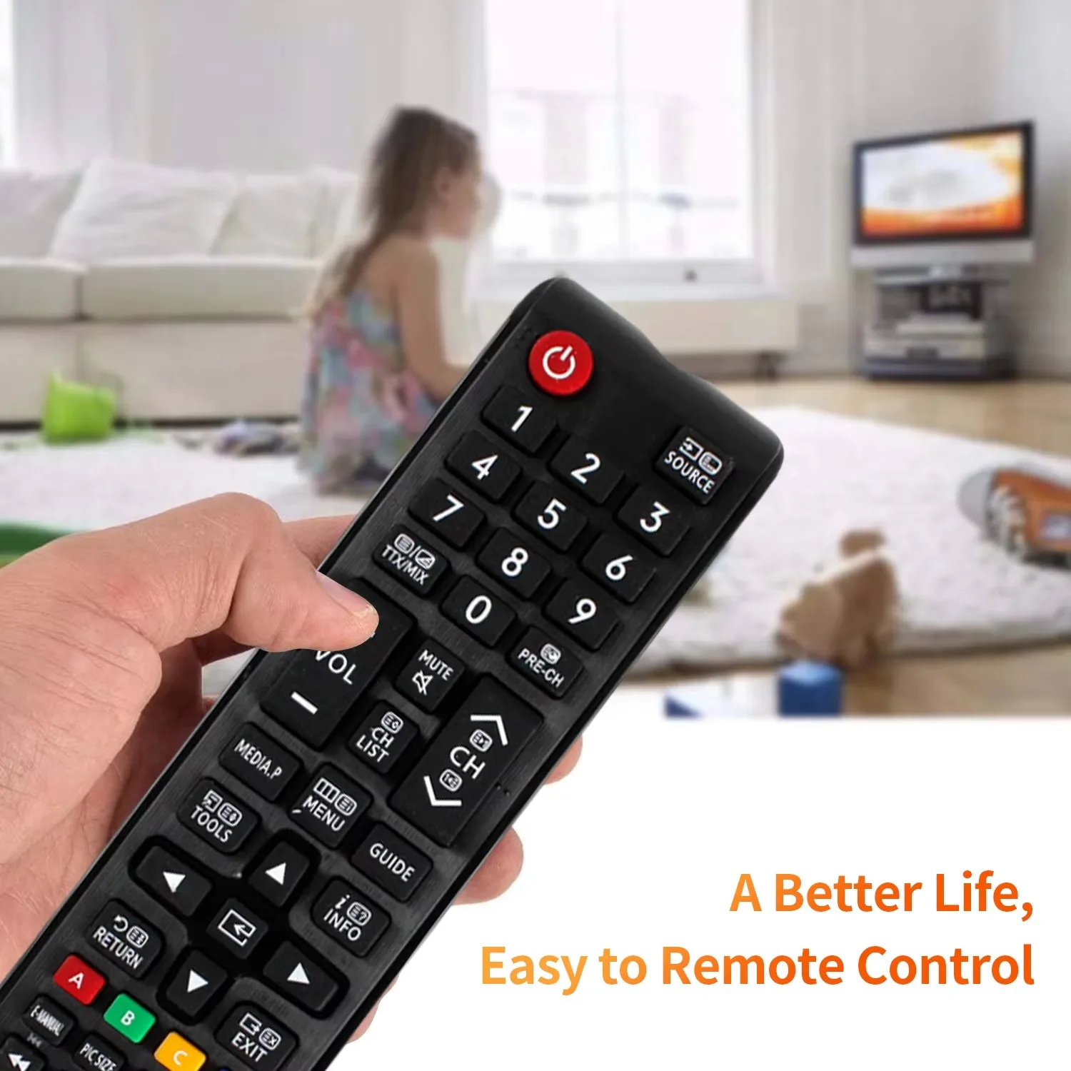 

ZLRLMHY AA59-00741A New Remote Control for Samsung TV Smart TV Control aa59-00603a AA59-00496A AA59 Remote Controller Universal