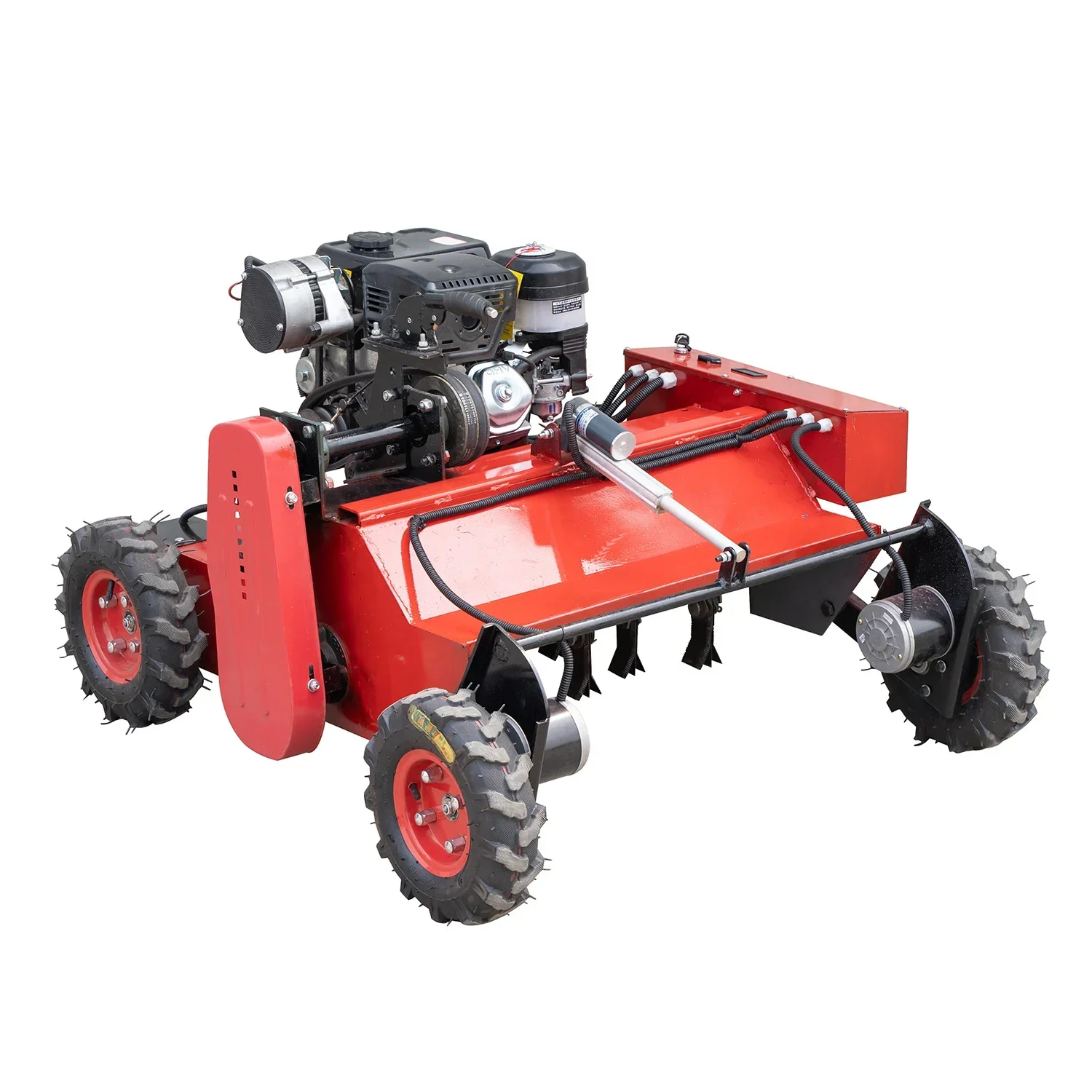 Portable Gasoline Lawn Mower Robot mower Zero Turn   with Remote Control