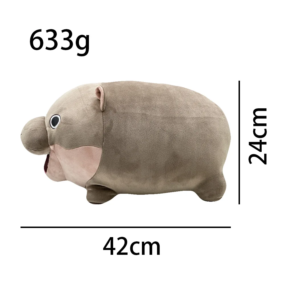 Nuovo Stock Moo Deng peluche cartone animato simulazione animali ippopotamo morbido cuscino farcito bambola per regalo per bambini