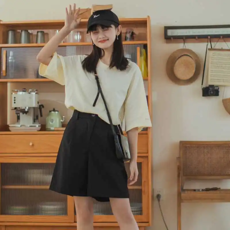 

Брюки-палаццо Huangzheng Homemade Design из хлопка с молнией, повседневные, для женщин среднего возраста
