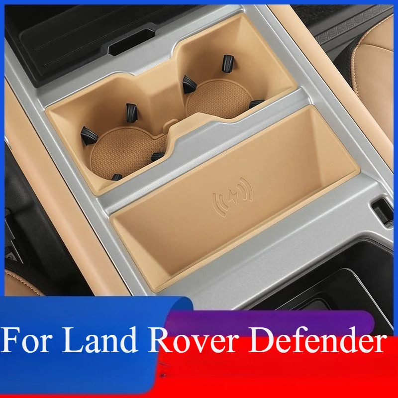 For Land Rover Defender Cup Holder Pad Anti Slip Silicone Water Cup Mat Protector Non Slip Shockproof Auto Interior Accessories