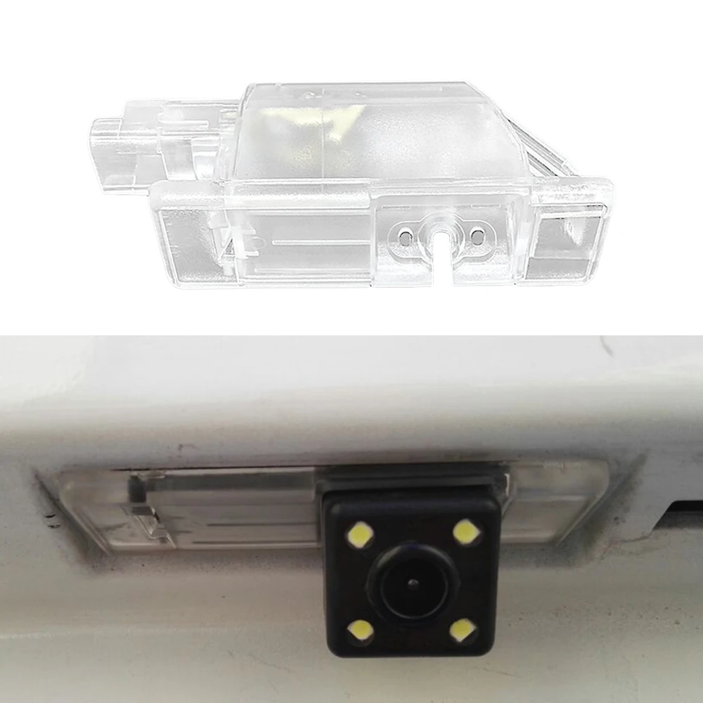 

1pc Transparent Car Rear View Camera Bracket Plastic for Citroen C2 C6 for Peugeot 1007 2008 308 Car License Plate Light Stand