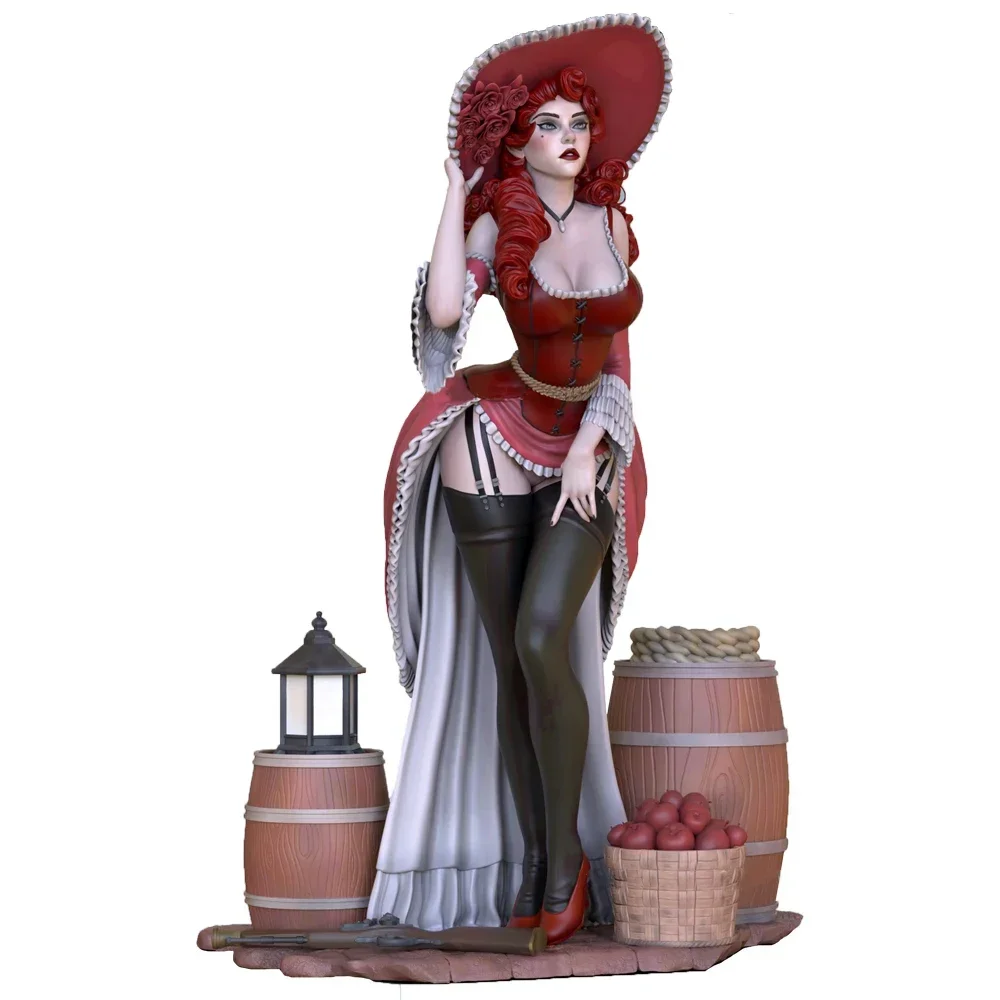 Redd Female Pirates Resin Figure Miniature 1:24 Resin Model Kit Unpainted Plastic Model Kit A411