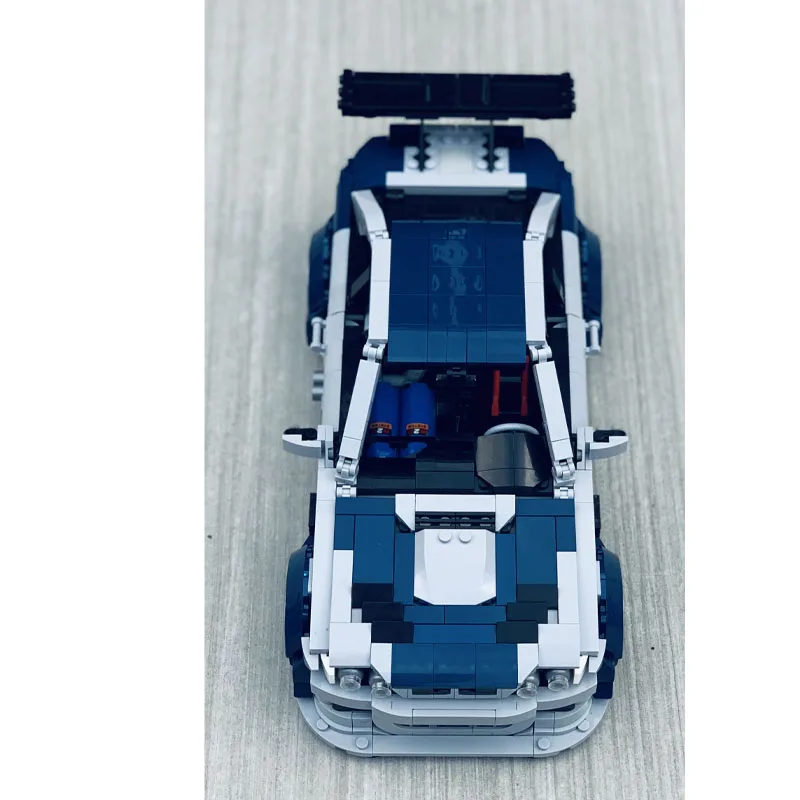 

MOC-59003 Classic E46 M3 GTR Iconic Sports Car Racing Brick Model 1238 PartsMOC Creative Boys Kids Birthday Toy Gift