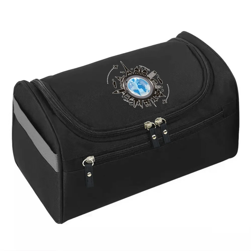 2023 Unisex Travel Cosmetic Bag Men Necessaries Hanging Make Up Case Organizer Women Makeup Wash Bags Storage Handbag New Print
