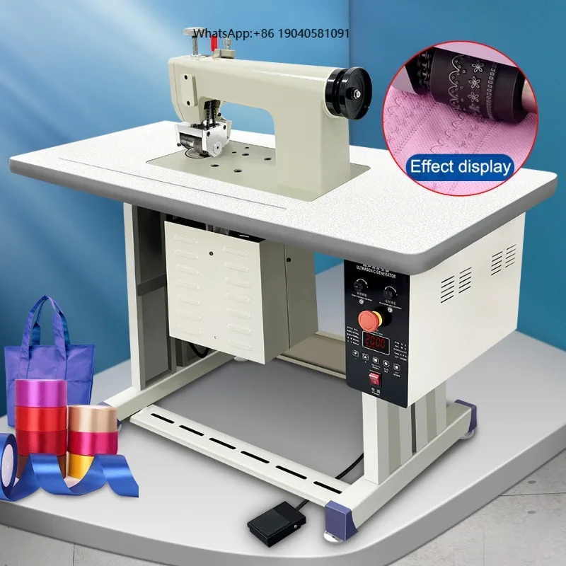 Good Quality 20khz Customizable Roller Ultrasonic Fabric Sewing Machine Ultrasonic Lace Machine