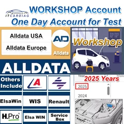 Neuestes Online-Kontopaket für die Werkstattreparatur für Elsa Win Service Box WIS FCA USA Alldata AutoData Haynes PRO WIS Service Box