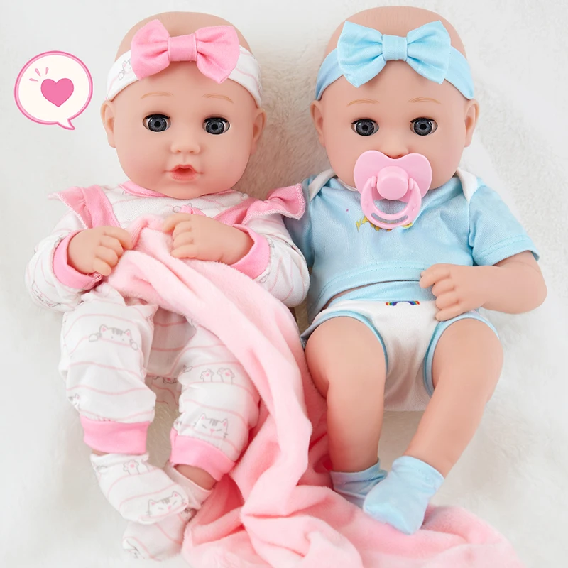 16Inch 40cm Reborn Dolls Baby Dolls Toys Lifelike Reborn Dolls Full Body Silicone Girl Doll Bebe Doll Toys Girl Birthday Gifts