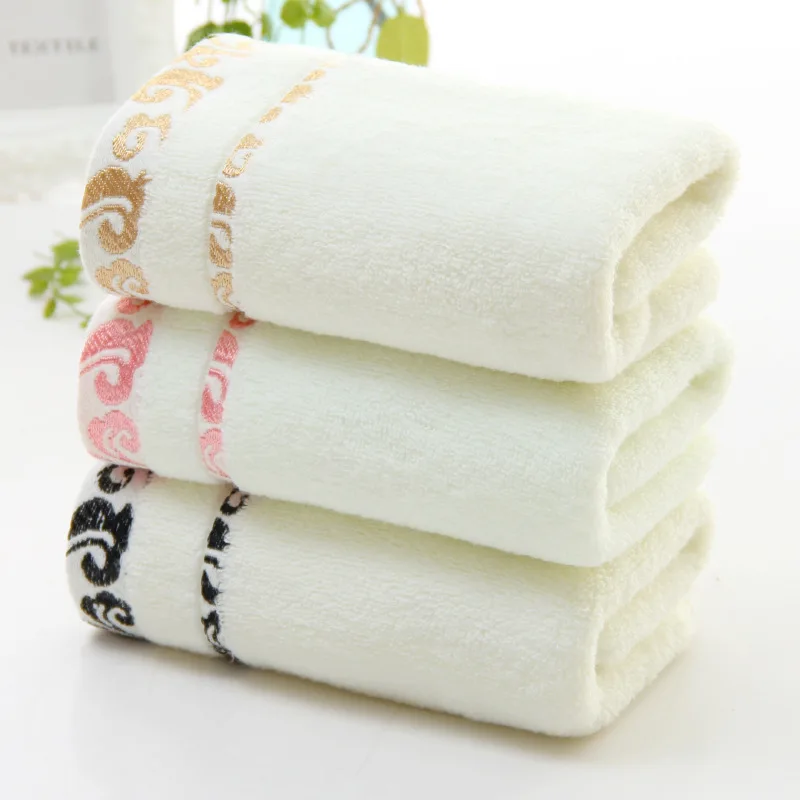 Household Pure Cotton 34 * 74  Not Easy To Shed Hair When Washing and Bathing  Soft Face Towel  Thick and Soft Absorbent Towel