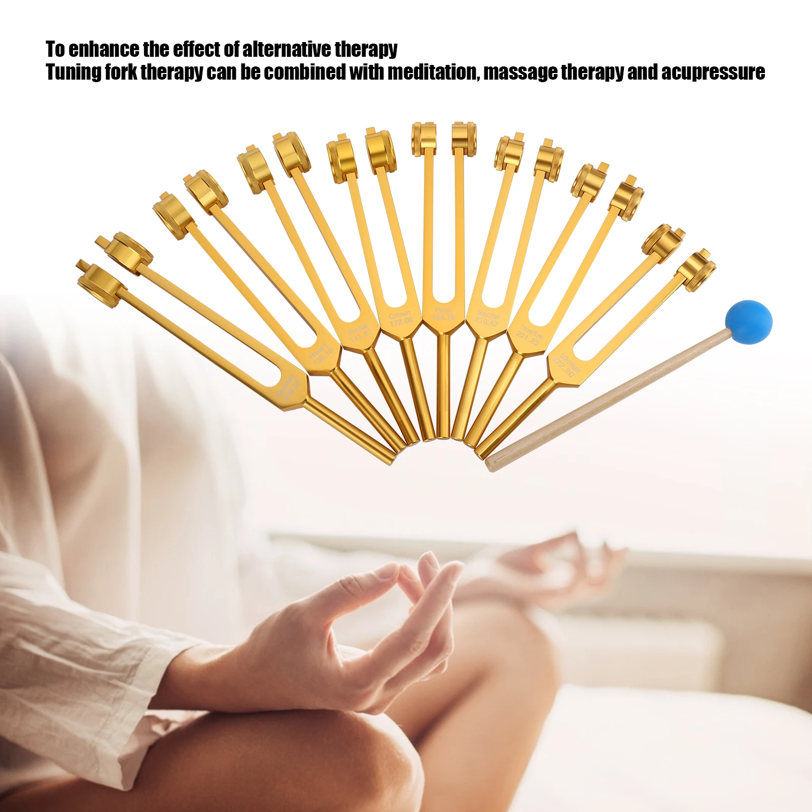 

Professional Sound Healing Therapy Tuning Fork Aluminum Alloy Tuning Fork Tool Set Aluminum Alloy Tuning Fork Tuning Fork
