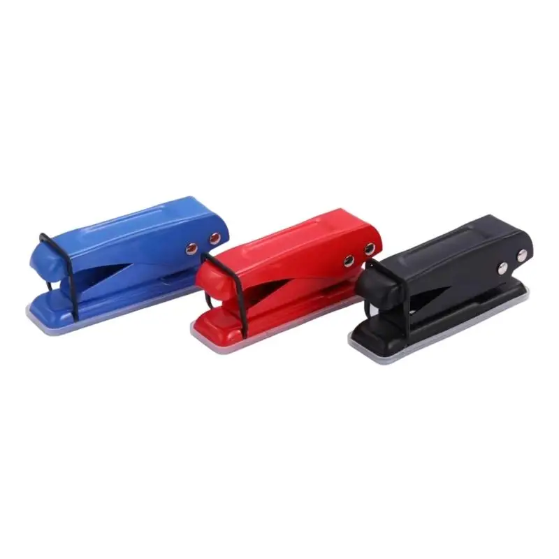 

Y1UB Ergonomic Grip Single Hole Puncher 1/4Inch 6mm Heavy Duty Metal Paper Punches