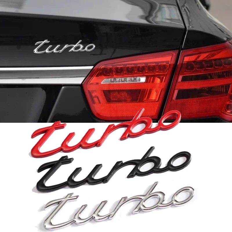 Turbo Car Front Grille Sticker Side Emblem Trunk Badge for JEEP NISSAN Mazda Hyundai BMW Honda KIA Mitsubishi Chevrolet