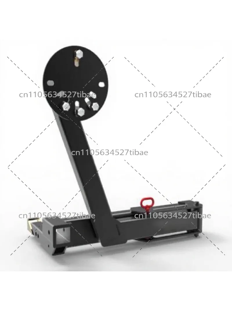 Square Mount Spare Tire Rack Trailer Lever Carrier for Auto SUV Truck