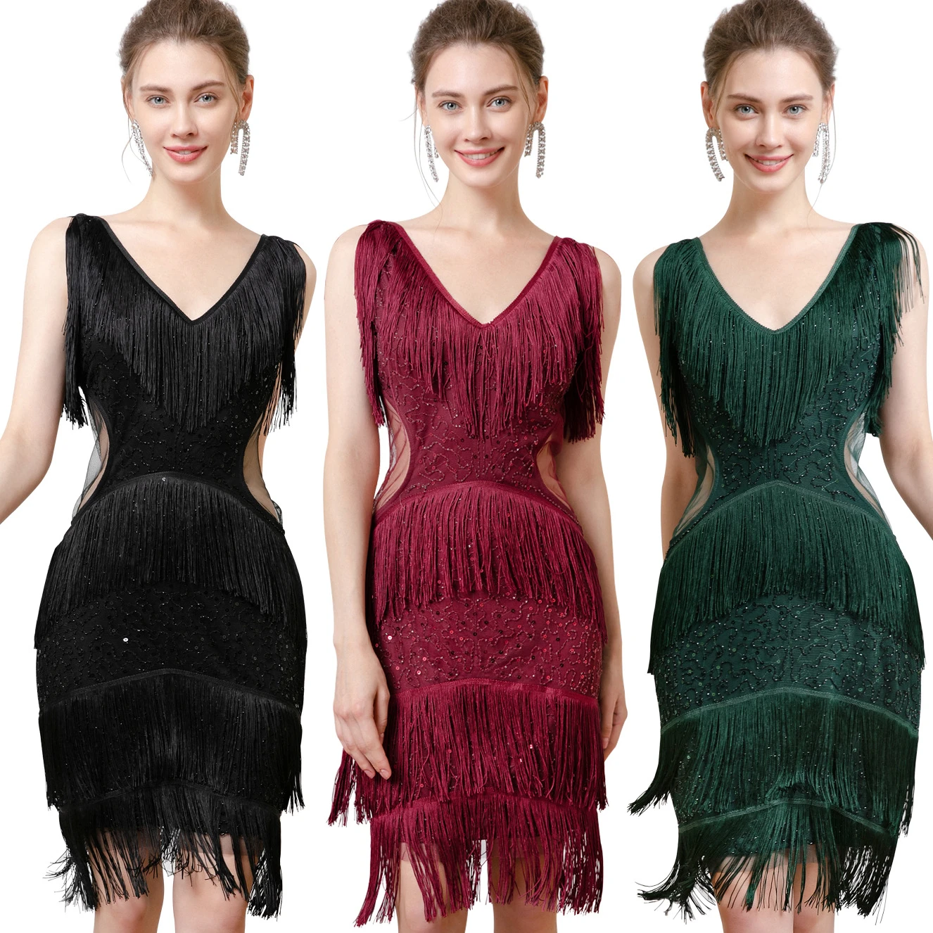 

New Latin Dance Dress Women/Girls/Lady New Sexy Fringe Salsa/Ballroom/Tango/Cha Cha/Rumba/Samba/Latin Dresses For Dancing