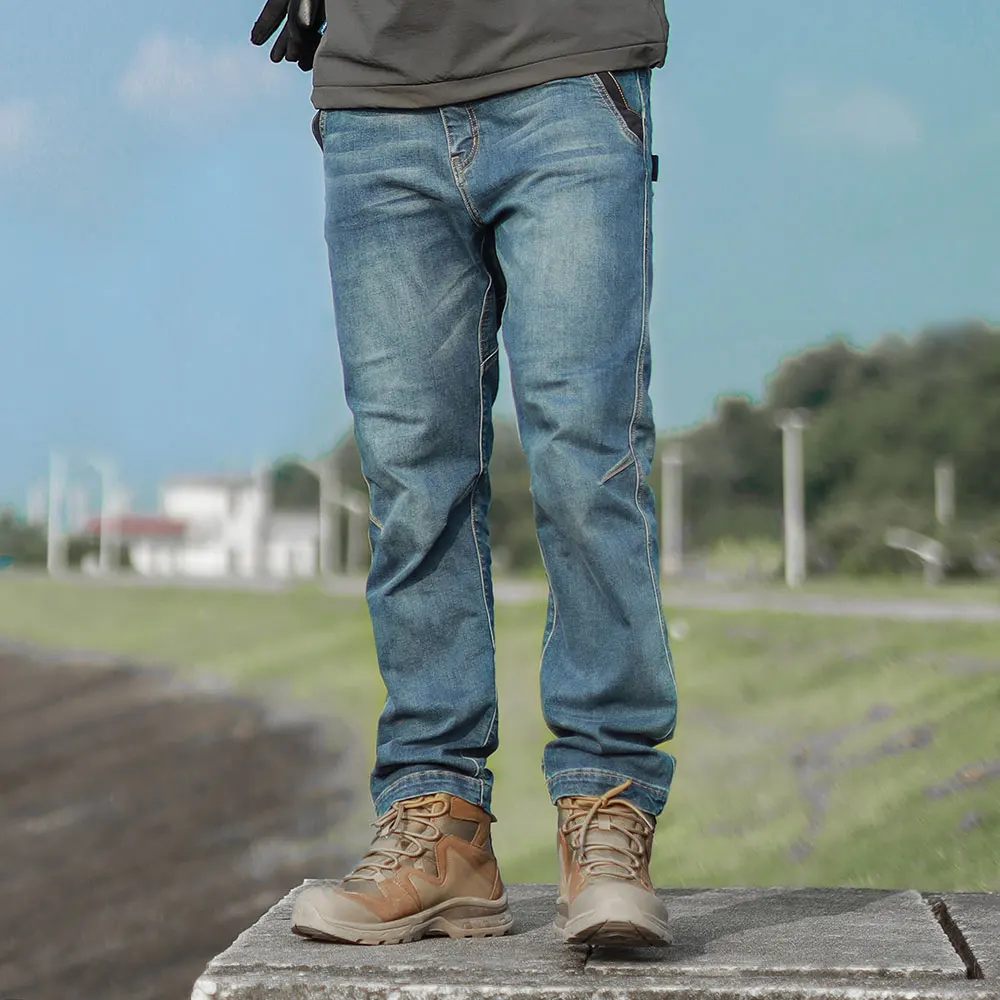Emersongear Blue Label Freedom Taktische Jeans Duty Cargohose Denim Hose Ergonomisch Camping Wandern Jagd Sport Outdoor – Detail 12