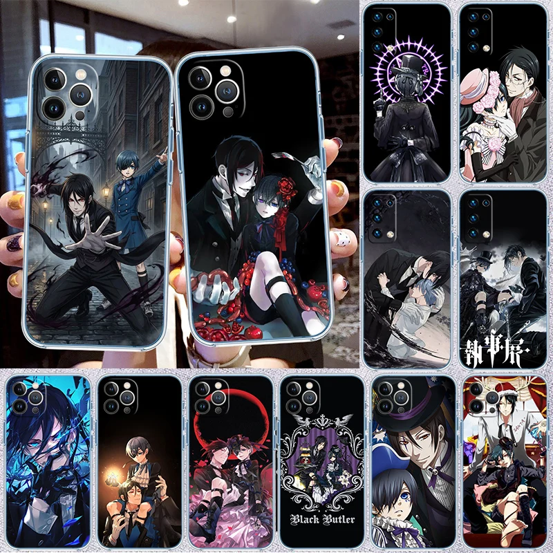 IJ12 Black Butler Transparent Phone Case for Motorola Moto G40 G04 G05 One Ace Action  Fusion + Plus Hyper Macro Vision Zoom view 3