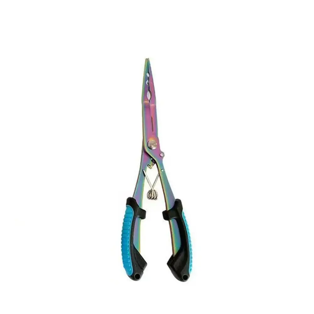 Durable Fishing Pliers New Multifunctional Outdoor Camping Line Scissors Stainless Steel Hook Remover