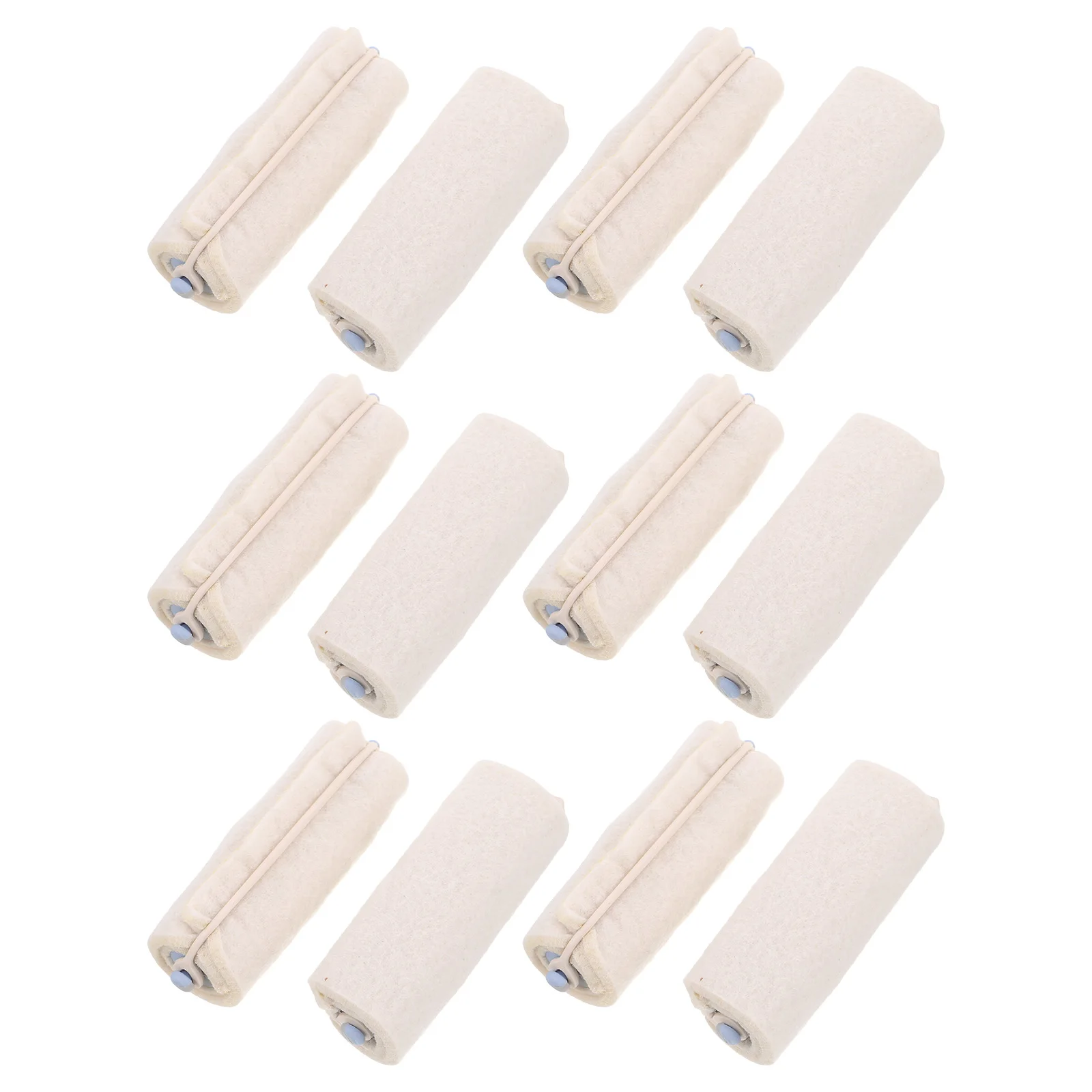 

12Pcs Salon Cotton Perm Rollers Hair Perming Tool Hairdressing Curling Rods Insulation Wraps for Home DIY Professional Hair