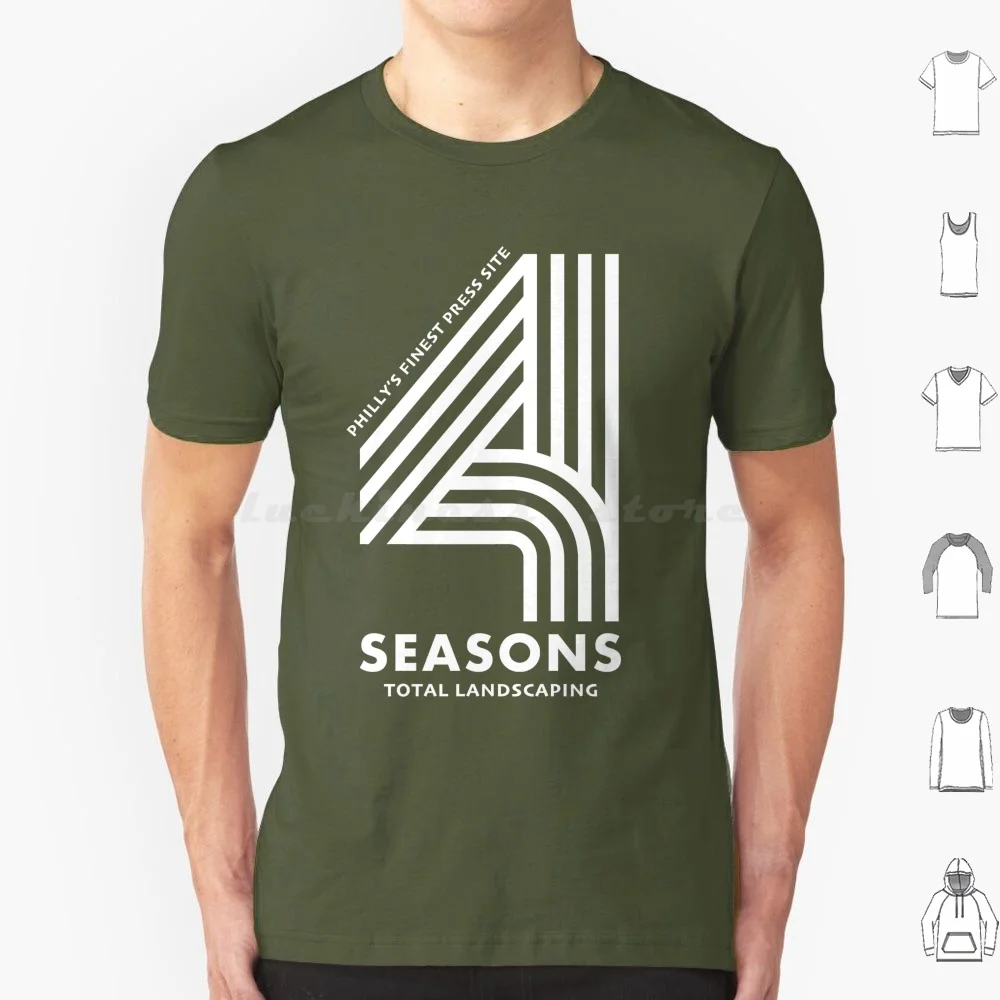 Four Seasons Total Landscaping-Philly'S Finest Press Site T Shirt Cotton Men Women Diy Print Trump Four Seasons Four Seasons