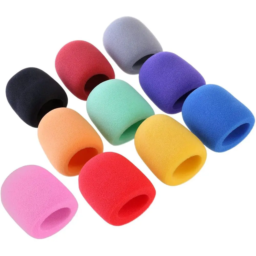 Estúdio profissional macio engrossar capa microfone tampa protetora