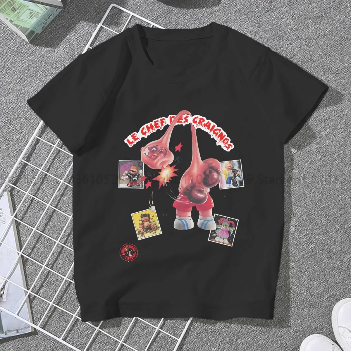 Garbage Pail Kids Women T Shirt Le Chef Des Craignos Female Tops Polyester Harajuku Kawaii Y2k Tees Ladies Tshirt