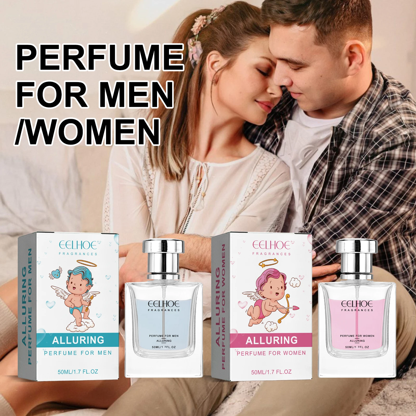 50ml High Quality Perfume For Men Original Long Lasting Gentleman Eau De Parfum Male Spray Bottle Cologne Fragrance Man Cupid