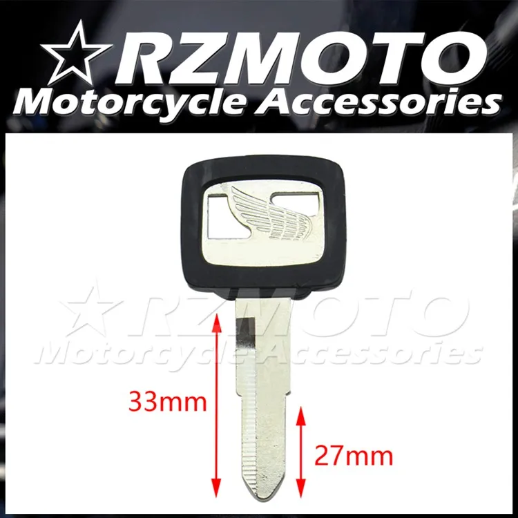 Motorcycle Key Uncut Blank Replacement Key For Honda CB600 CB1000 VETC CB400