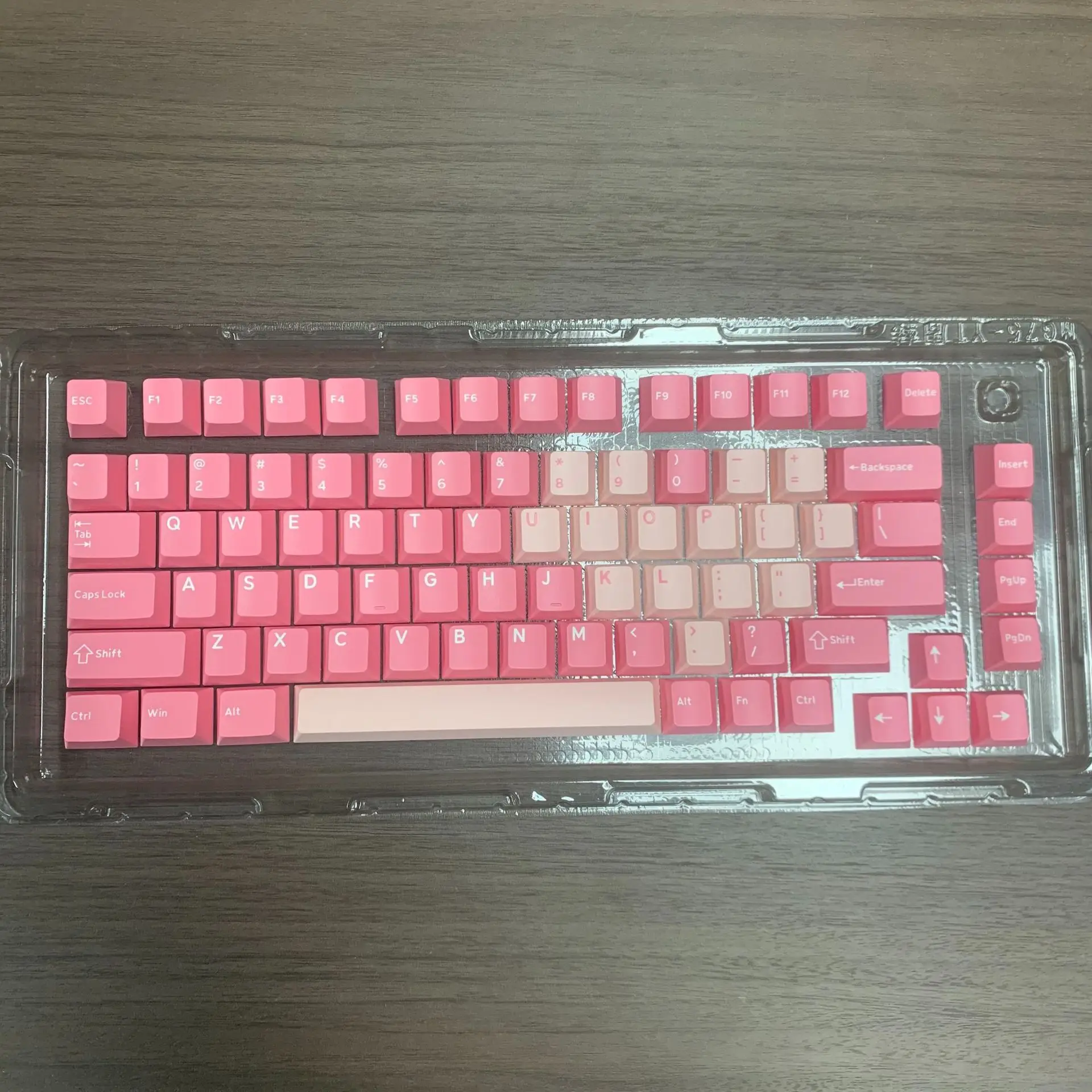 Original height PBT material two-color double-spell keycap two-color injection molding mechanical keyboard keycap 81 keys