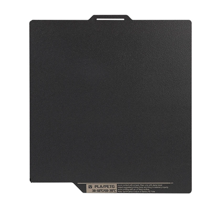 3D Printer Building Plate For Bambu Lab A1/X1/PLP/S 257X257mm Double Side Polyurea Sheet Spring Steel Sheet Heat Bed, Durable