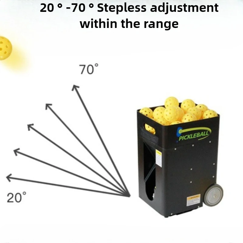 آلة تقديم كرة المخلل القابلة للتعديل، جهاز تقديم كرة المخلل ذو سعة كبيرة، مدرب كرات المخلل المبتدئين، معدات رياضية محمولة #3