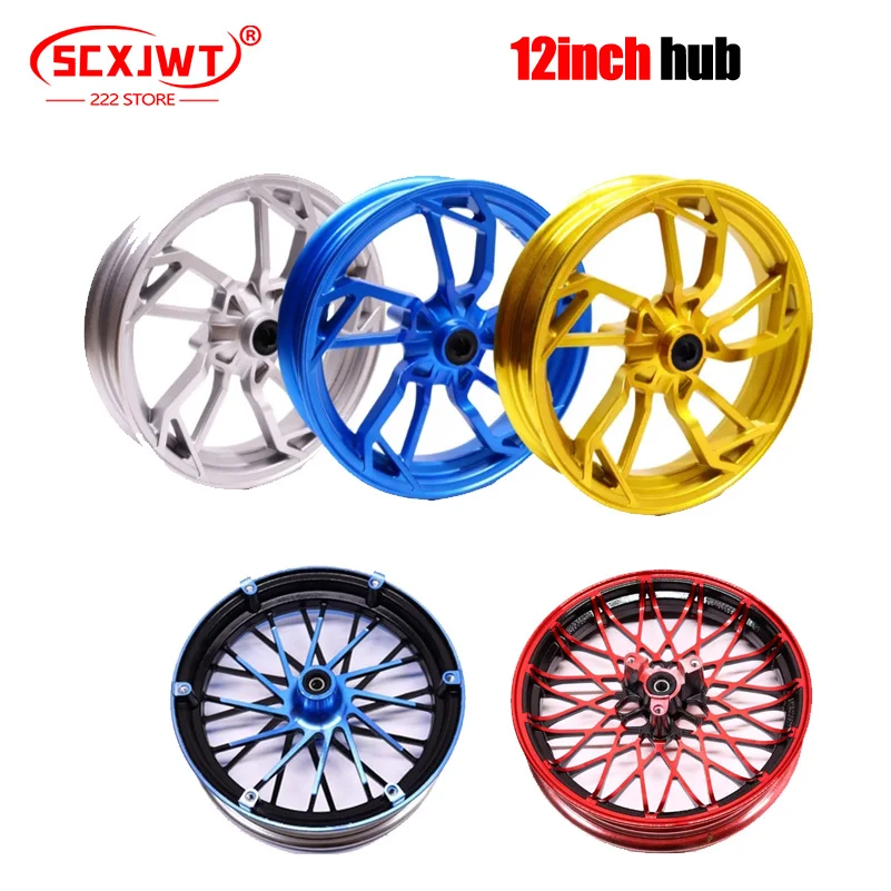 12 inch front wheel hub electroplated for Little Monkey Ghost Fire  Bull Battle Speed RSZ  Turtle Fuxi