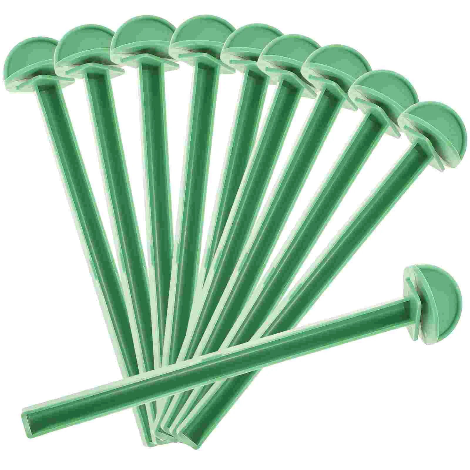 

10 Pcs Birdie Plastic Pole Parrot Play Stand Pet Supplies Cage 1600X300X300CM Accessories Perch Green Standing Rod