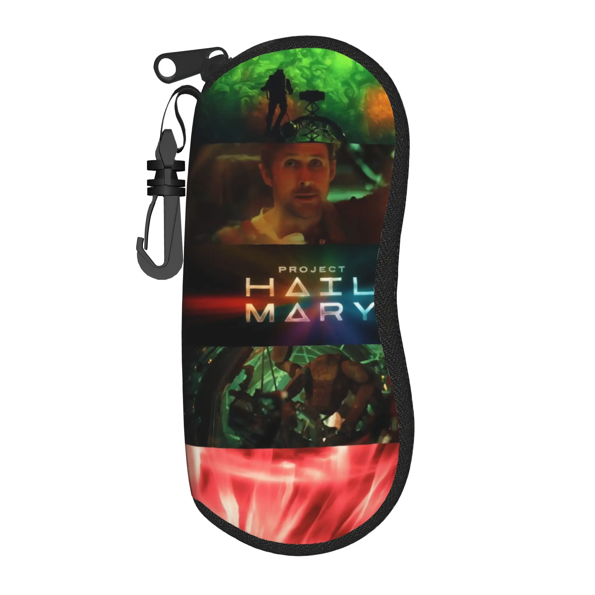 Cute Project Hail Mary Movie 2026 Glasses Case Waterproof Zipper  Sunglasses Storage Box Ins Style Sunglasses Box