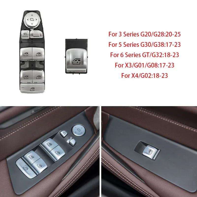 

Suitable for BMW 3 Series 5 Series 6 Series X3 X4 Glass Lift Switch G20 G30 G32 G01 G02 Window Switch