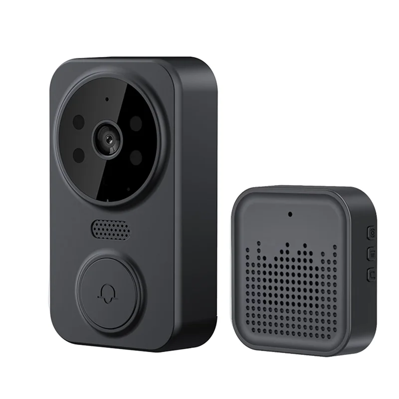 B03B-Tuya Smart Home Doorbell Camera WIFI Wireless Doorbell DC AC Battery Powered Camera Bell Smart Life Doorbell Camera