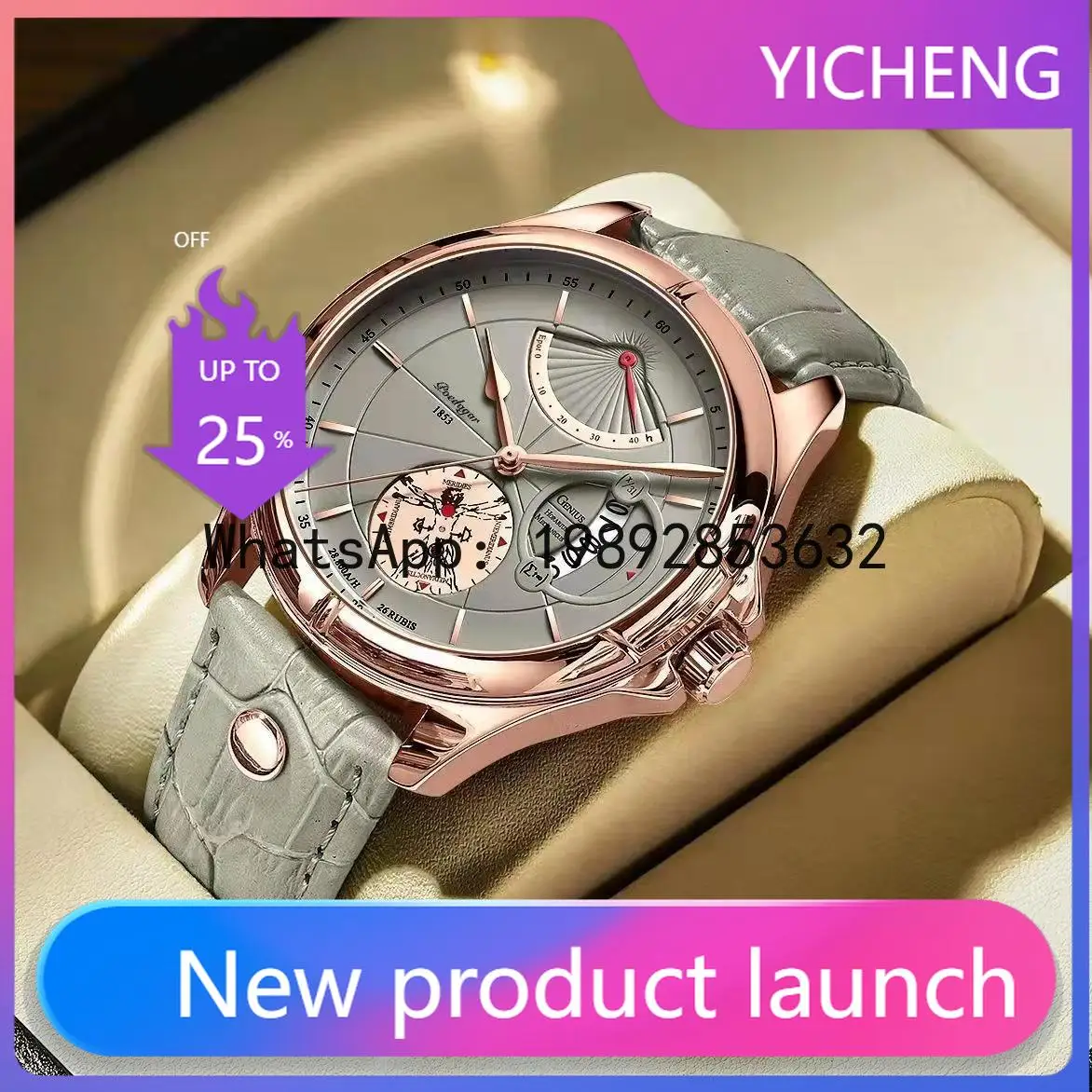 LYY waterproof calendar men's watch student business trend fashion