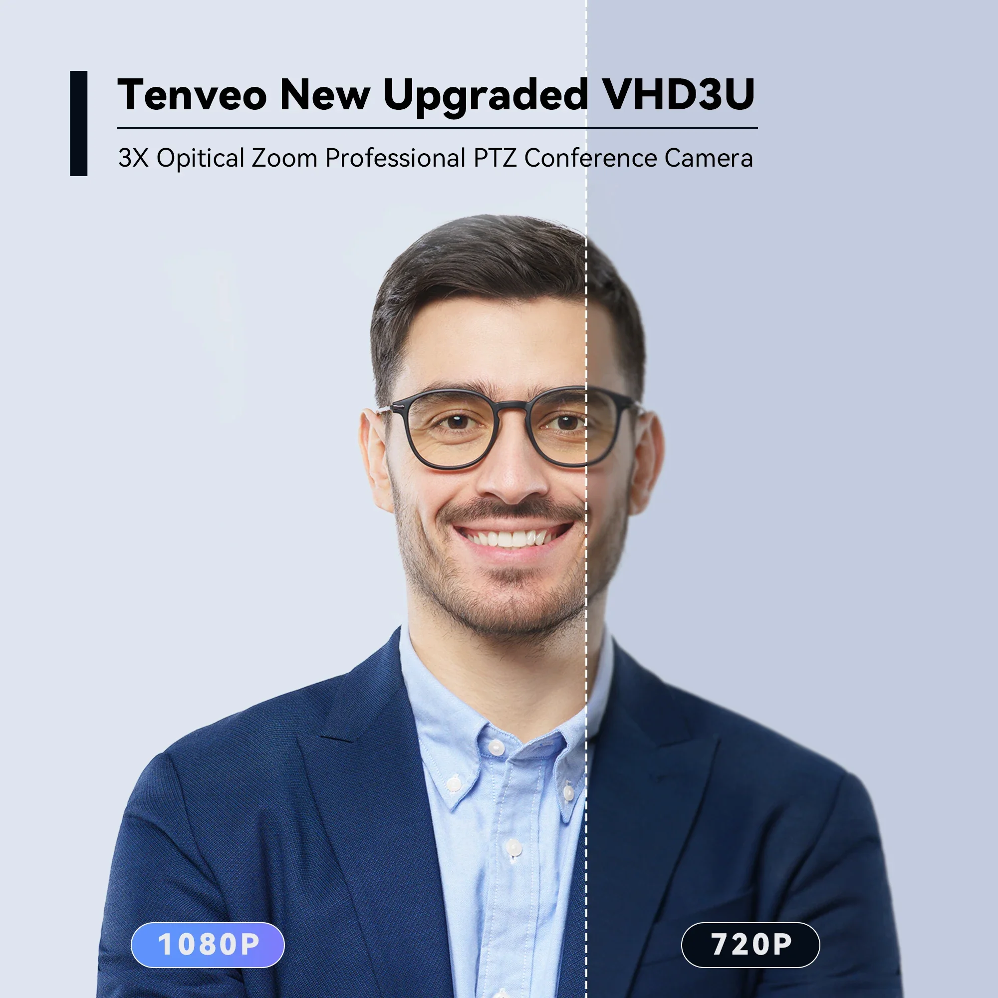 كاميرا مؤتمرات Tenveo VHD3U 3X زووم بصري USB3.0