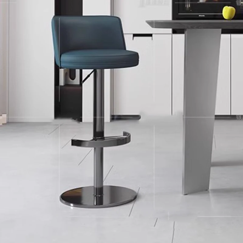 

Modern Bar Stool Chairs Minimalist Floor Comfortable Chair Nordic High Kitchen Metal Design Elegant Counter Banks Banqueta Home