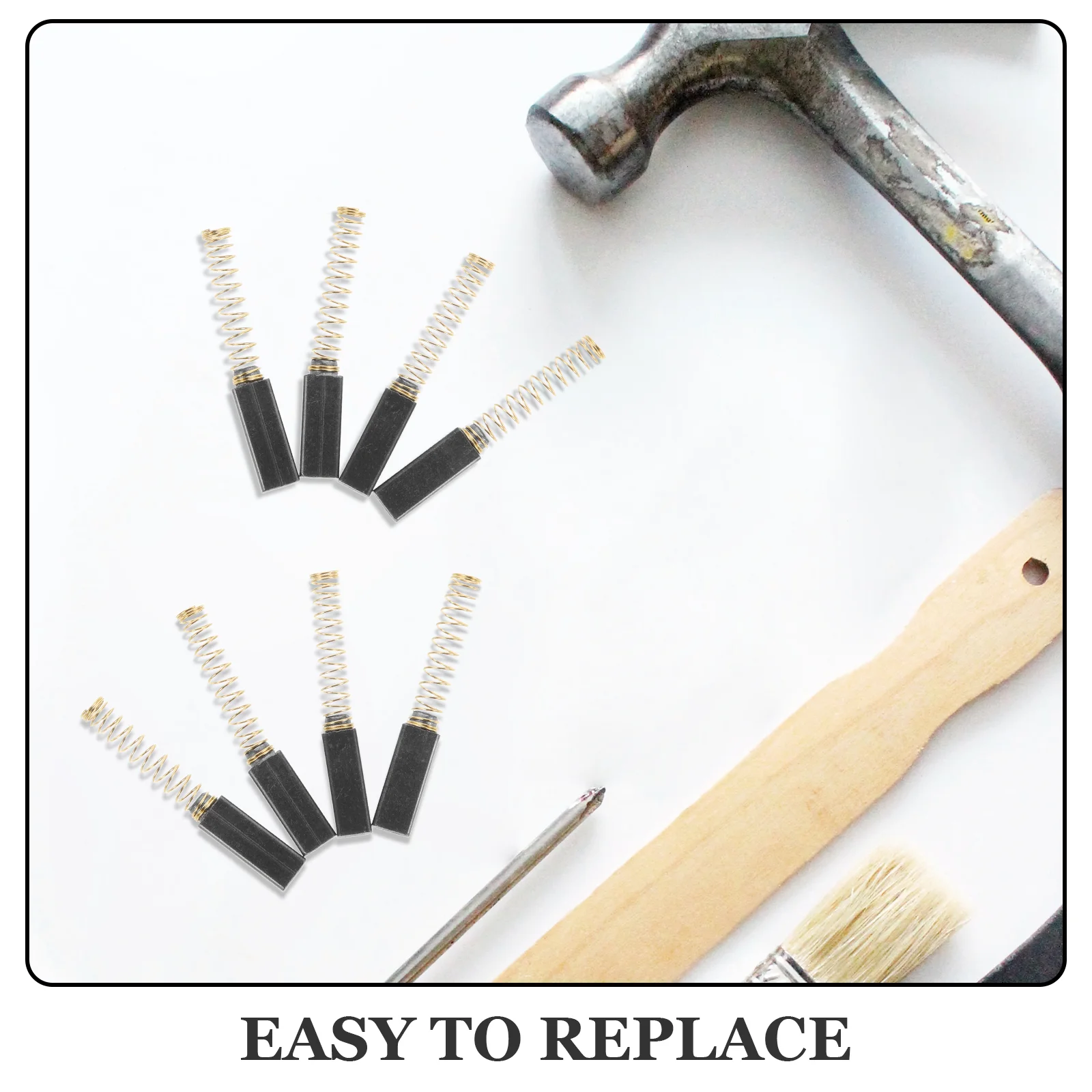 20 Pcs Sewing Machine Carbon Brush for Sewer Motor Cleaning Accessories Old Fashioned Parts Electric Brushes Metal